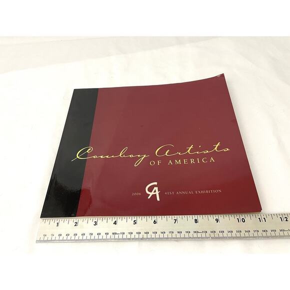 Cowboy Artists of America Paperback 41st Phoenix Art Museum 2006 First Edition - Picture 5 of 12